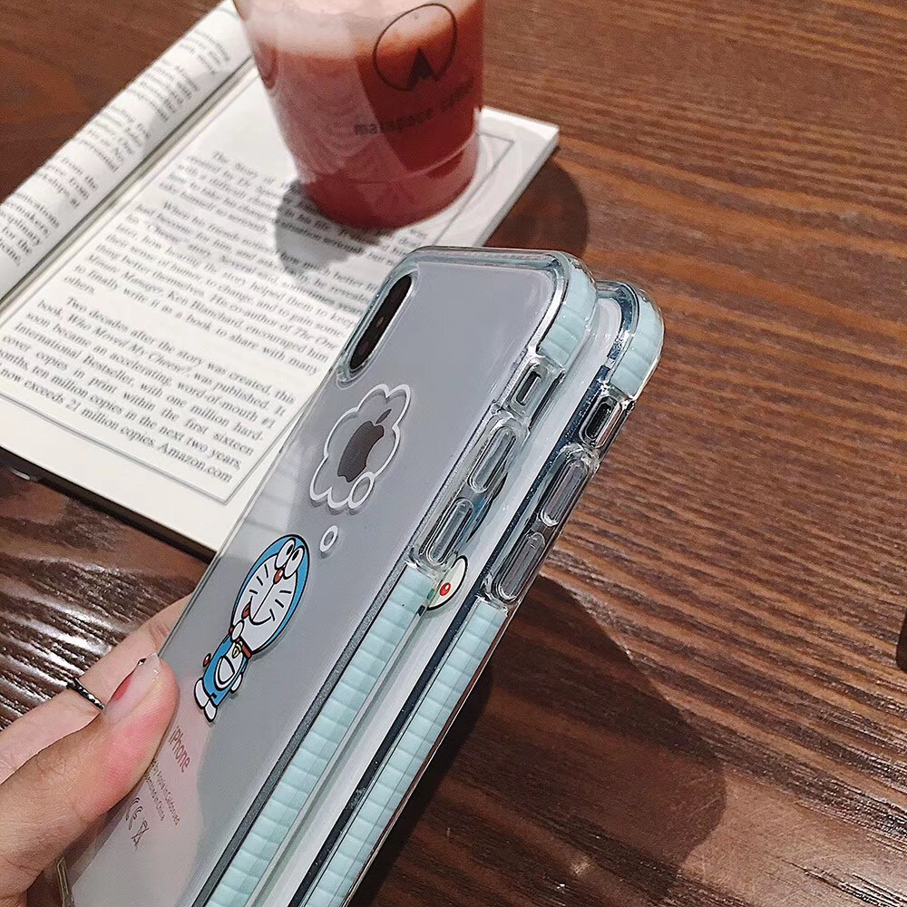 Ốp điện thoại TPU mềm in hình Doraemon cho Iphone11 11pro X XR XS max 6s 7 8 8Plus | BigBuy360 - bigbuy360.vn