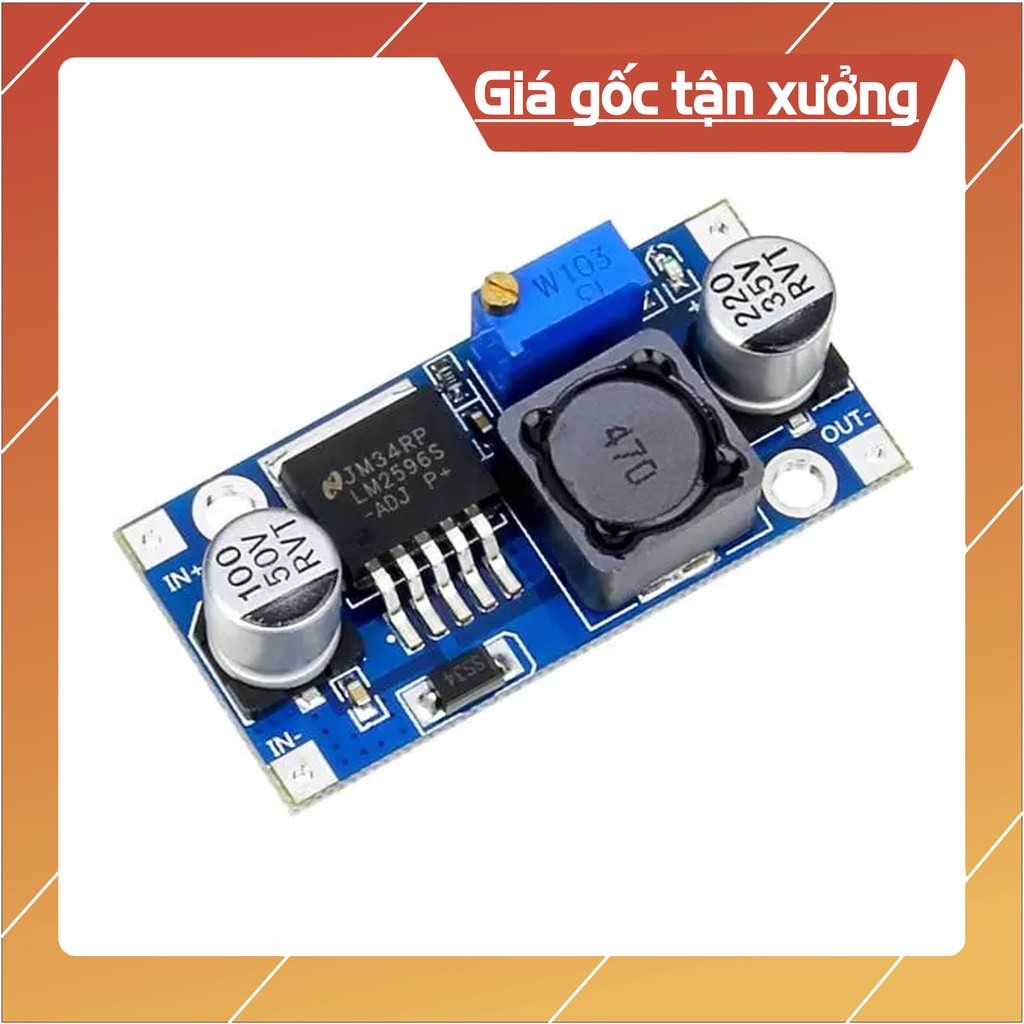 Mạch Hạ Áp 9V/12V/24V/28V xuống 3V/5V/9V Hàn Sẵn Dây Chất Lượng