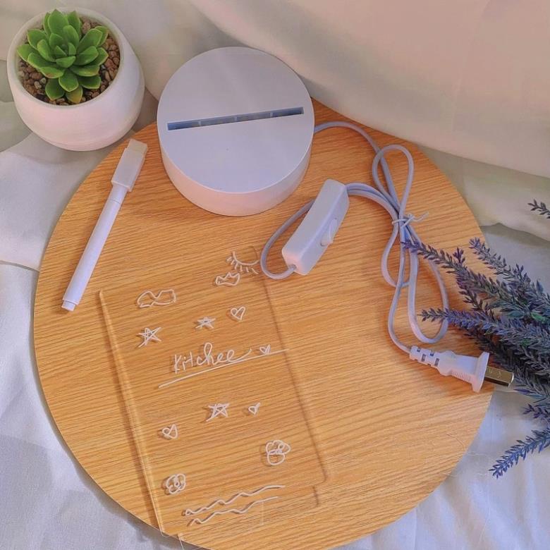 Đèn Ngủ Tự Trang Trí, Đèn Ngủ 3D Viết Xoá Theo Sở Thích Độc Nhất Vô Nhị, Siêu Dễ Thương