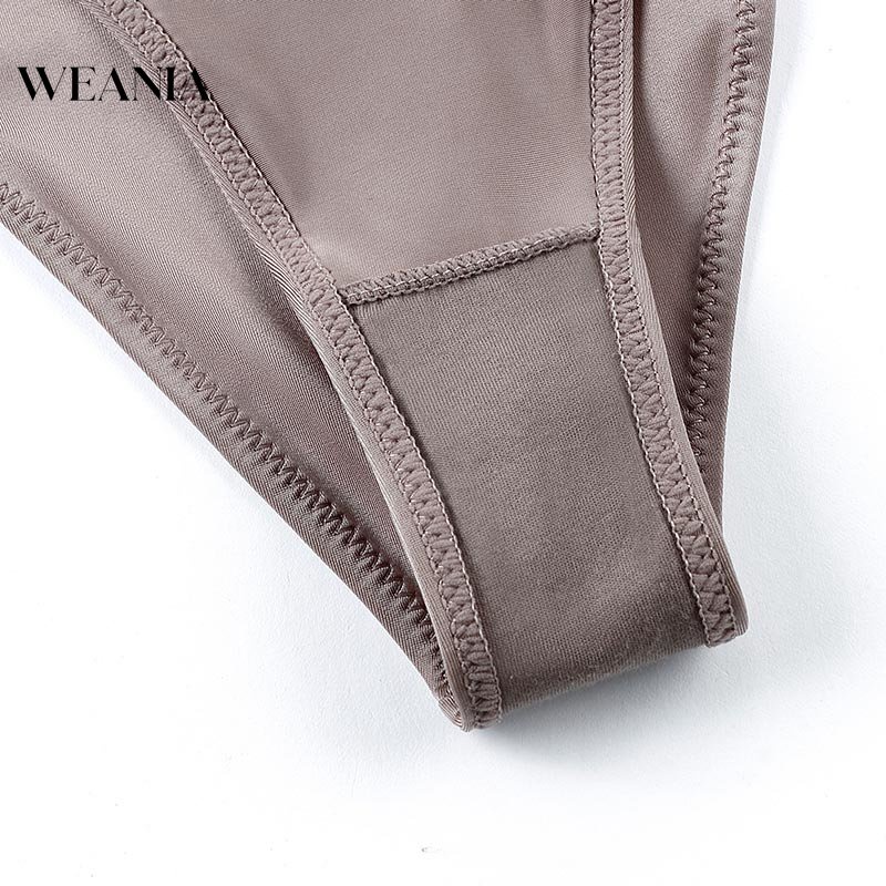 Quần Lót Lụa Không Đường May Màu Trơn Lưng Thấp Size S-XL Mềm Mại Thoải Mái Gợi Cảm Cho Nữ