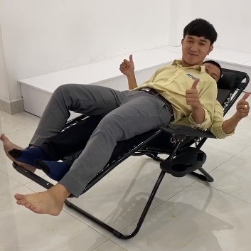 Ghế Xếp Thư Giãn Sumika 179A,  Ghế Thư Giãn Khóa Kim Loại, Tặng Khay + Gối. Thương hiệu Nhật Bản - BH 12 tháng