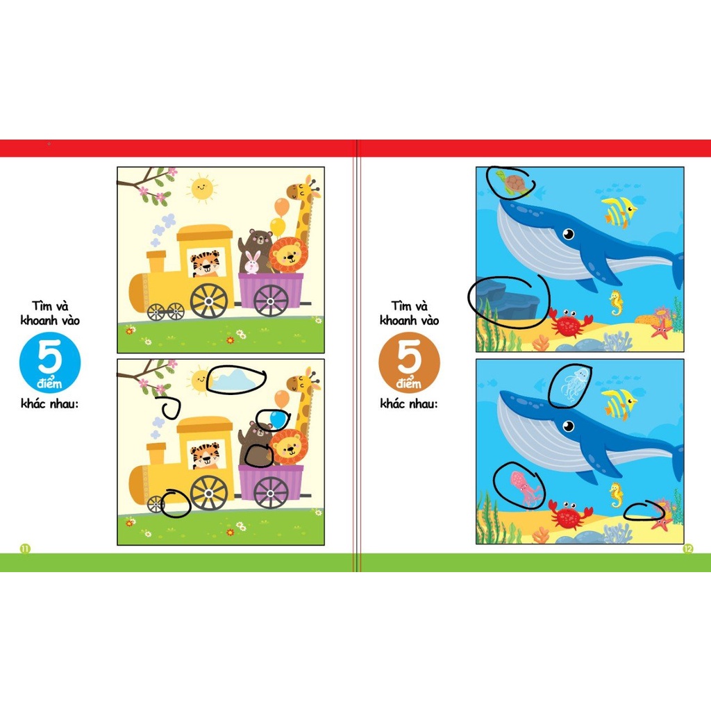 Sách - Bộ Vở Viết Xóa Được - Wipe Clean - Trò Chơi Phát Triển Trí Tuệ - Tìm Kiếm Thông Minh- Trò Chơi Nối Số