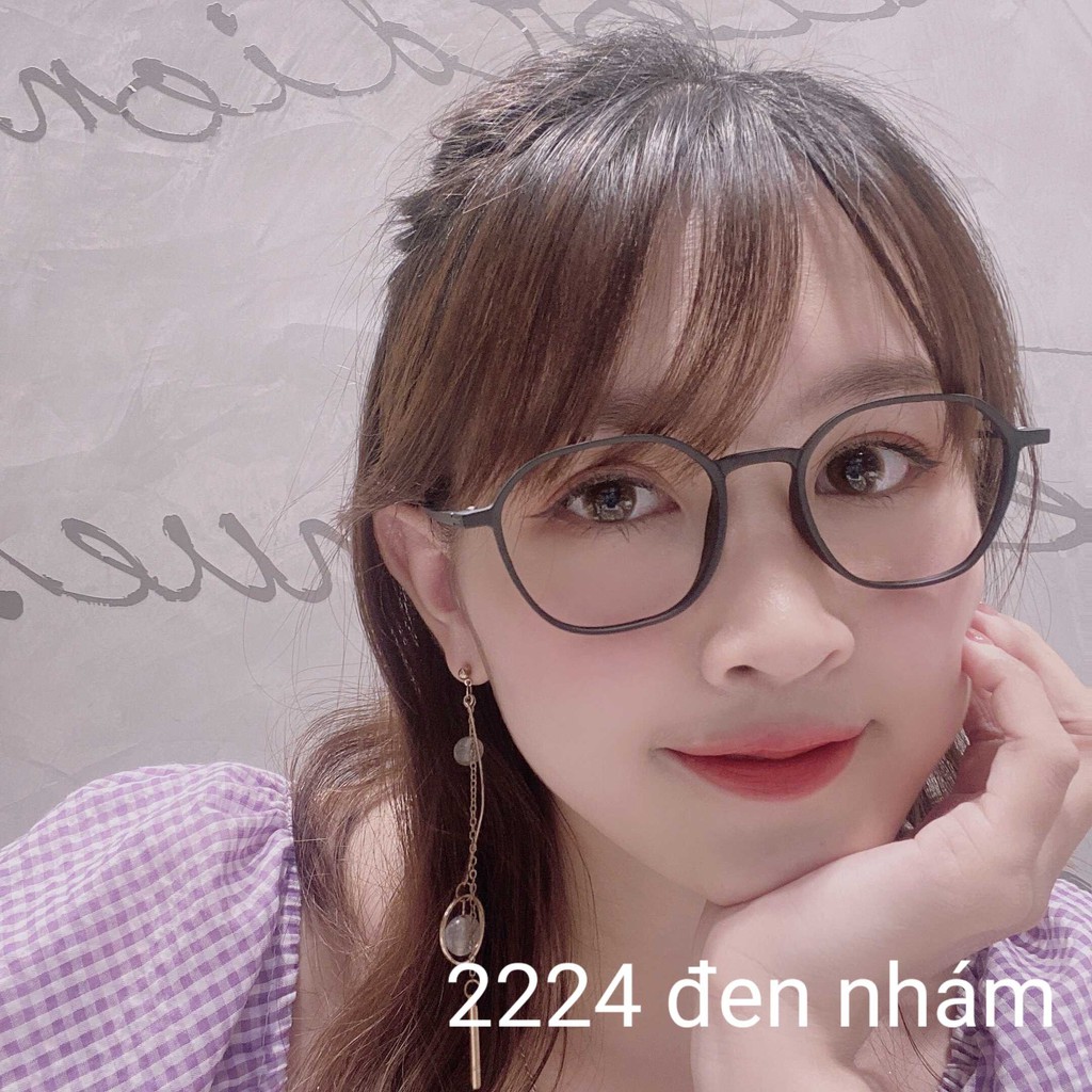 Kính Gọng Dẻo Mắt Lục Lăng G STORE Gọng Kính Cận Nữ Kiểu Dáng Mắt Tròn Đa Dạng Màu Sắc  2224 | BigBuy360 - bigbuy360.vn