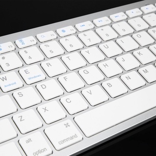 Silver Ultra-slim Wireless Keyboard Suitable For Air For Ipad Mini For Mac
