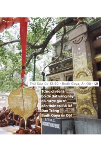 Lá Bồ đề dát vàng