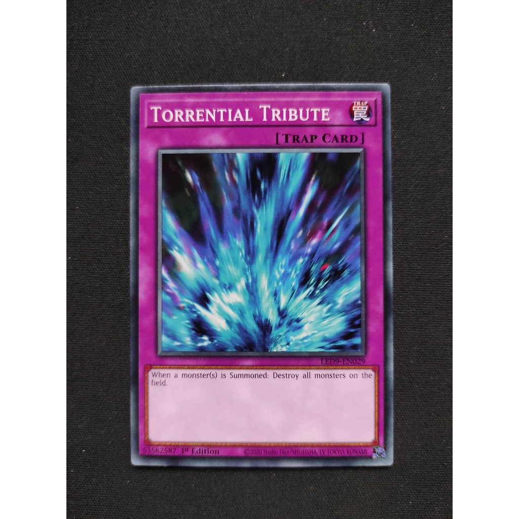 (YGO-TCG)1 lá thẻ bài Torrential Tribute - LED9-EN029 - Common