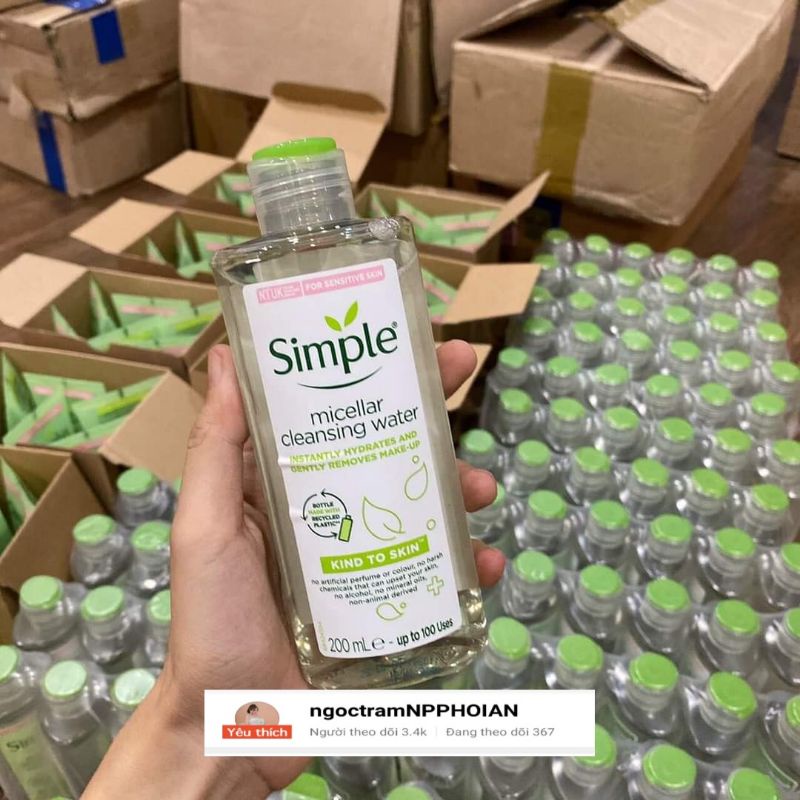 BỘ BA BƯỚC DƯỠNG DA SIMPLE