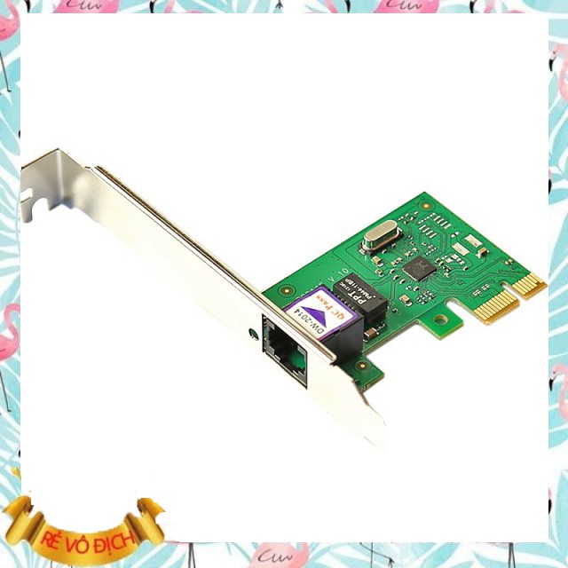 CARD MẠNG LAN CHÍNH HÃNG (XẢ KHO) CARD PCI EXPRESS TO LAN MAIN H61 LIÊN KẾT TỐC ĐỘ MẠNG CỰC NHANH  BẢO HÀNH 12 THÁNG.CPL