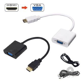 Bộ Chuyển Đổi 1080P Hdmi Sang Vga Kèm Dây Cáp Âm Thanh Cho Hdtv Pc