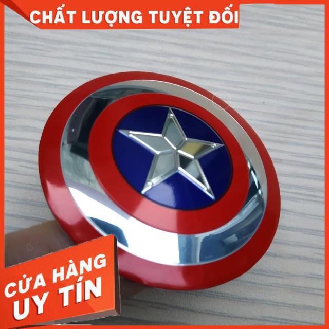 TEM DECAL NHÔM HÌNH KHIÊN CAPTION AMERICA