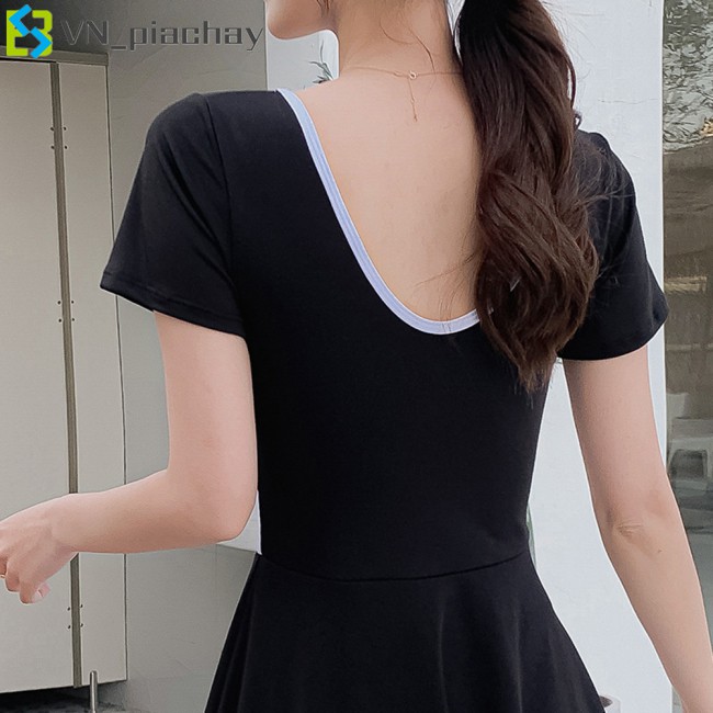 Đồ Bơi Một Mảnh Màu Trơn Phong Cách Thể Thao Cho Nữ | BigBuy360 - bigbuy360.vn