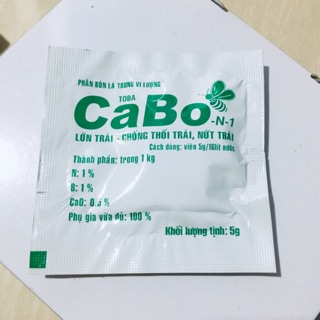 Phân bón lá Canxi Bo viên sủi