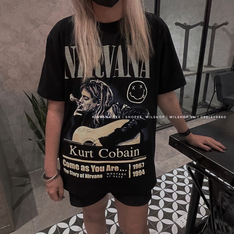 ÁO NIRVANA - ROCK BAND TEE - ÁO THUN ÁO PHÔNG NHẠC ROCK