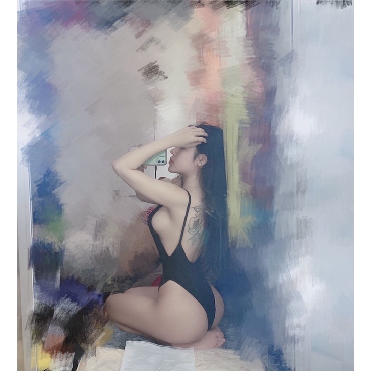 Bodysuit 2 dây mảnh hở lưng sâu | BigBuy360 - bigbuy360.vn