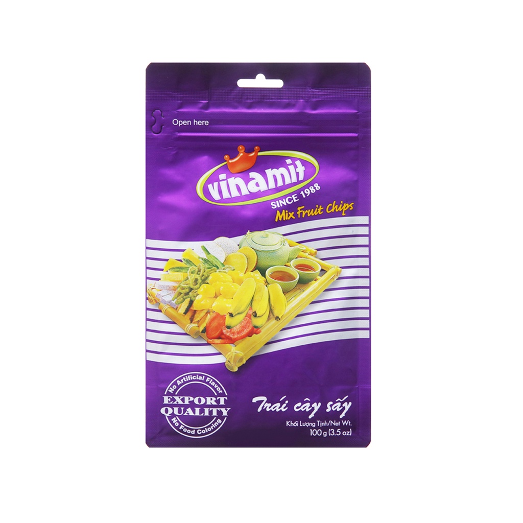 Trái Cây Thập Cẩm Sấy Khô VINAMIT Gói 100g/250g/500g