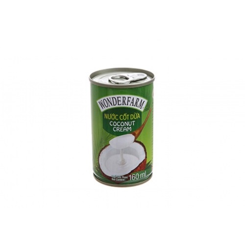 Nước Cốt Dừa Wonderfarm lon 160ml