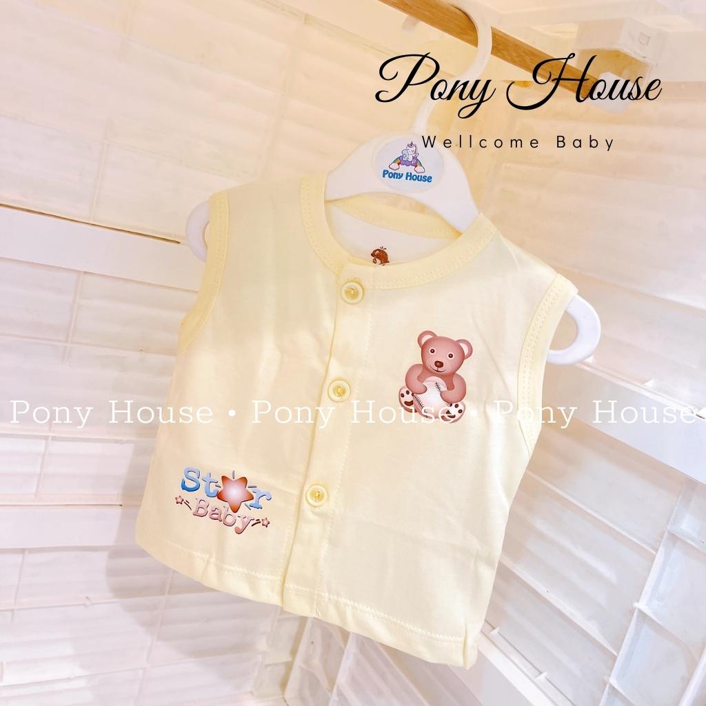 Áo Gile Noubaby Cotton 2 Lớp Mềm, Mịn Cho Bé Trai, Bé Gái Sơ Sinh