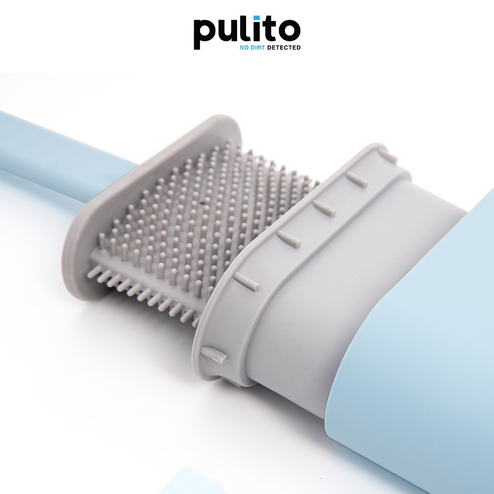 Cọ vệ sinh bồn cầu, nhà tắm Pulito chính hãng, chất liệu silicon vệ sinh tiện lợi (PT-CVS)-PulitoVN