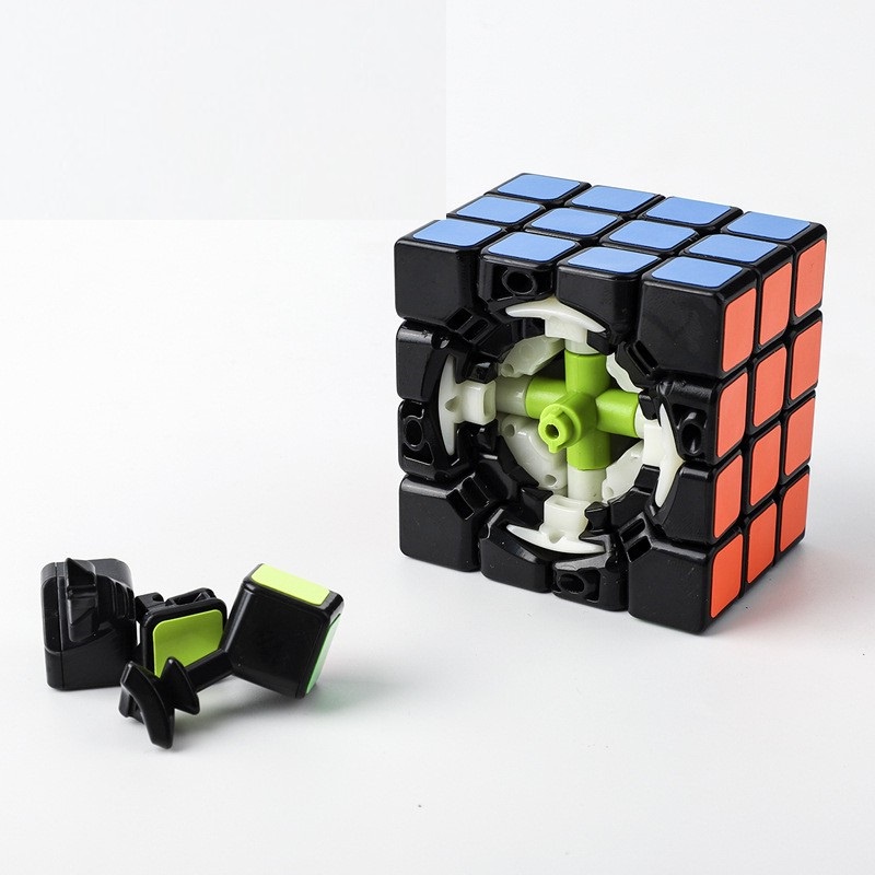 [Tặng kèm đế rubik, dầu bôi trơn] Rubik 5x5 Sticker Viền Đen Qiyi  MFJS Rubik 5 Tầng (Bản cao cấp)
