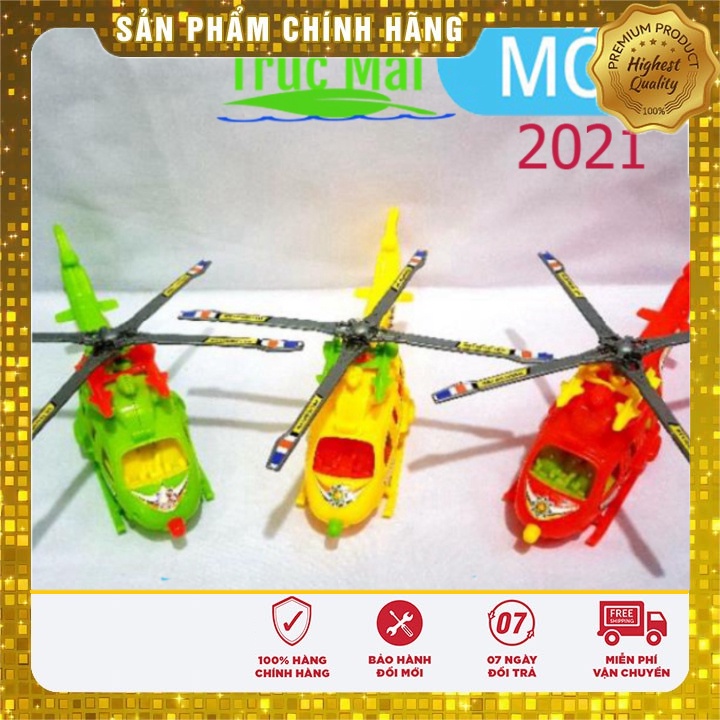 Đồ chơi máy bay trực thăng cót rút - máy bay nhựa giá rẻ Npp Phùng Trúc Mai