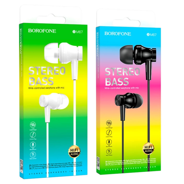 Tai Nghe Nhét Tai Borofone BM67 Jack 3.5mm Chất Lượng Cao