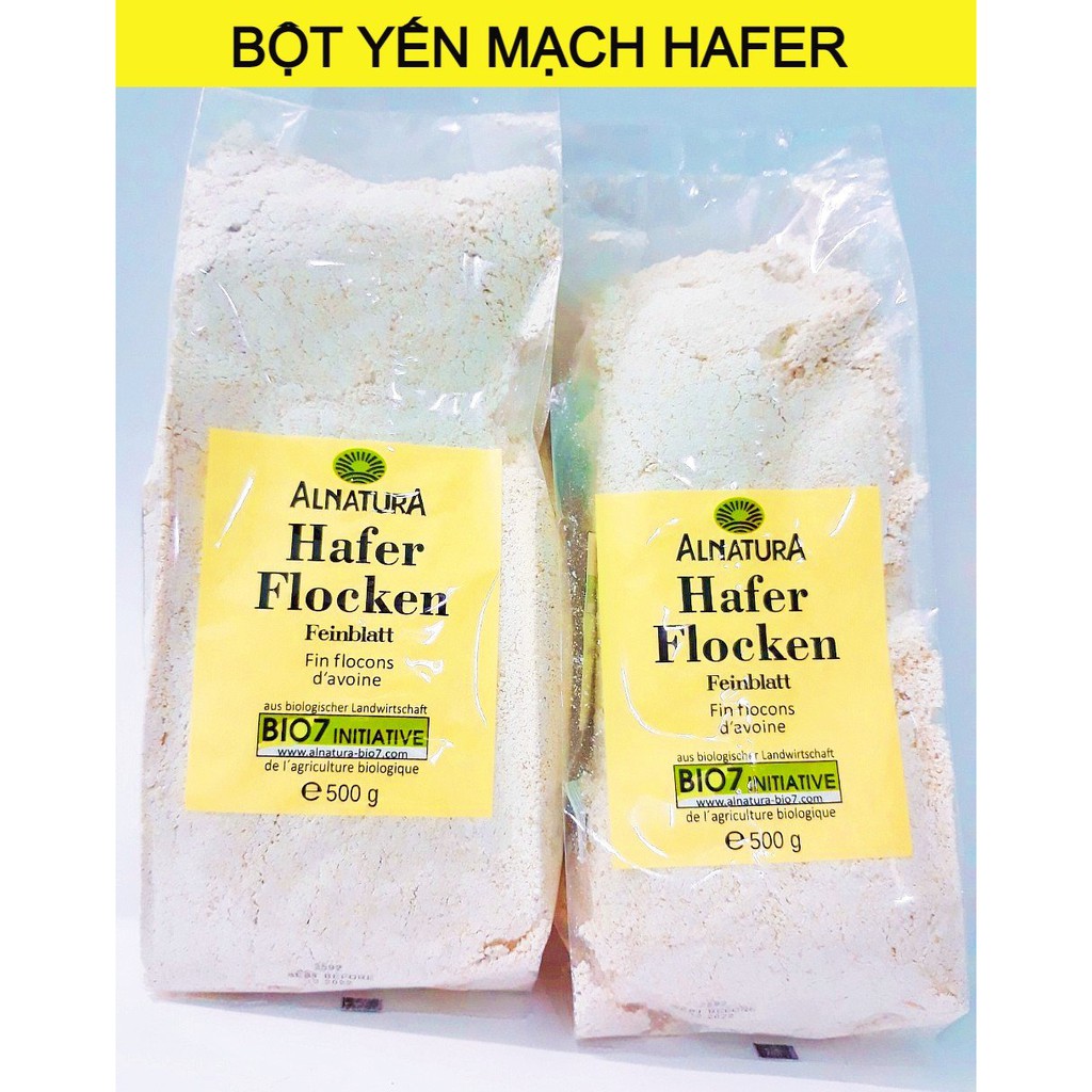 500 gram Bột Yến Mạch Hafer Đức