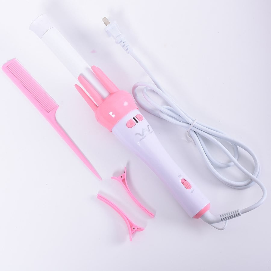 Máy uốn tóc xoăn xoay tự động 360 VIVID & VOGUE, máy làm tóc uốn xoăn tự động