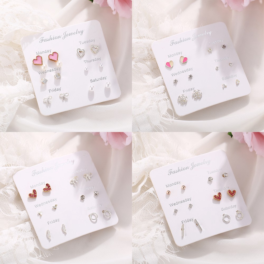 Set Đôi Khuyên Tai Thời Trang Dành Cho Nữ