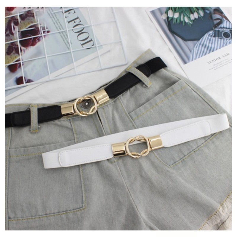 THẮT LƯNG NỮ ROUND, DÂY NỊT NỮ GURI CO GIÃN CAO CẤP TL01