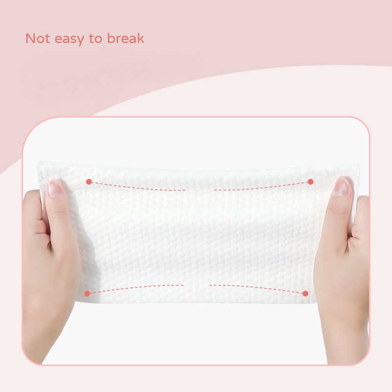 [Hàng mới về] Set 100 khăn cotton mềm dùng một lần tiện lợi