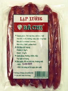 Lạp xưởng Bà Chị 500g