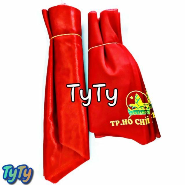 Khăn Quàng Đỏ Vải Lụa Theo Đảng Nha🥳
