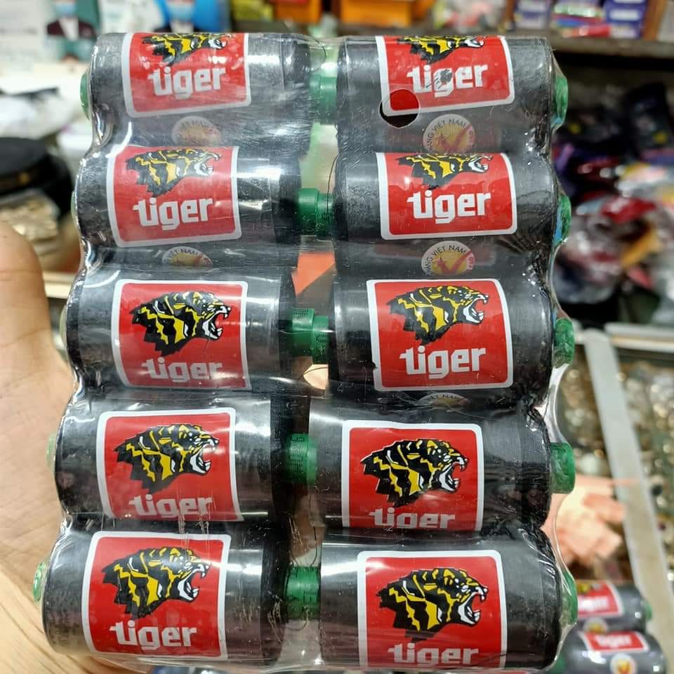Chỉ may Tiger 900m, chỉ trung, màu đen (cuộn)