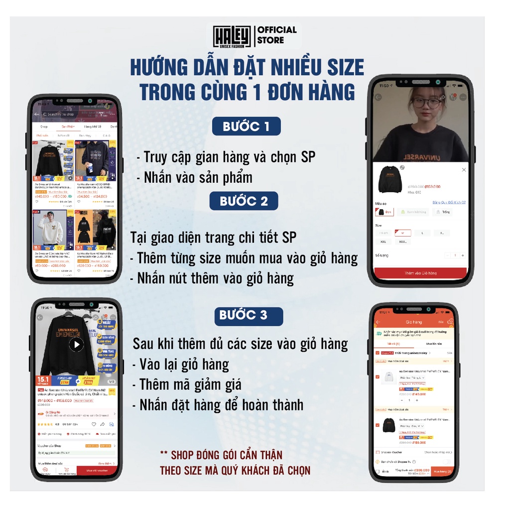 Áo Thun Nam Nữ Unisex Weekly HALEY Phong Cách Hàn Quốc,Chất Cotton Thoáng Mát CTN704