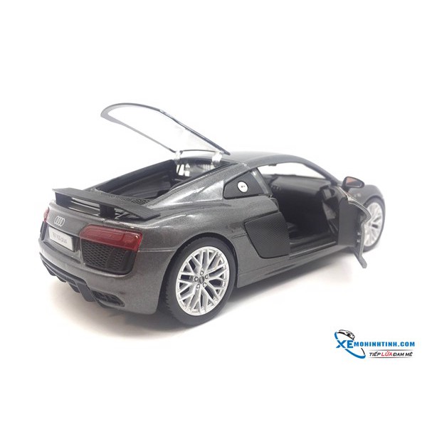 Xe Mô Hình Audi R8 V10 Plus 1:24 Maisto (Xám)