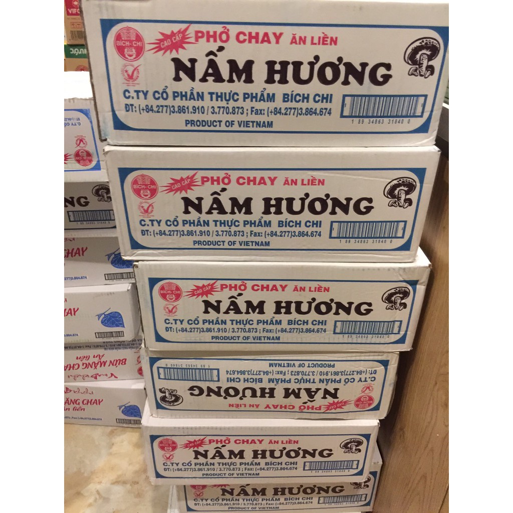 THÙNG 30 GÓI PHỞ CHAY NẤM HƯƠNG BÍCH CHI | BigBuy360 - bigbuy360.vn