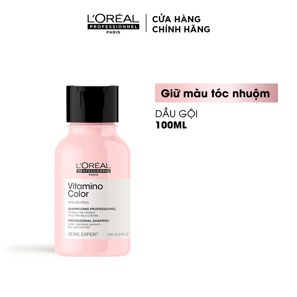 [HÀNG TẶNG KHÔNG BÁN] Dầu gội giữ màu tóc nhuộm L'Oréal Professionnel Serie Expert Vitamino Color 100ml