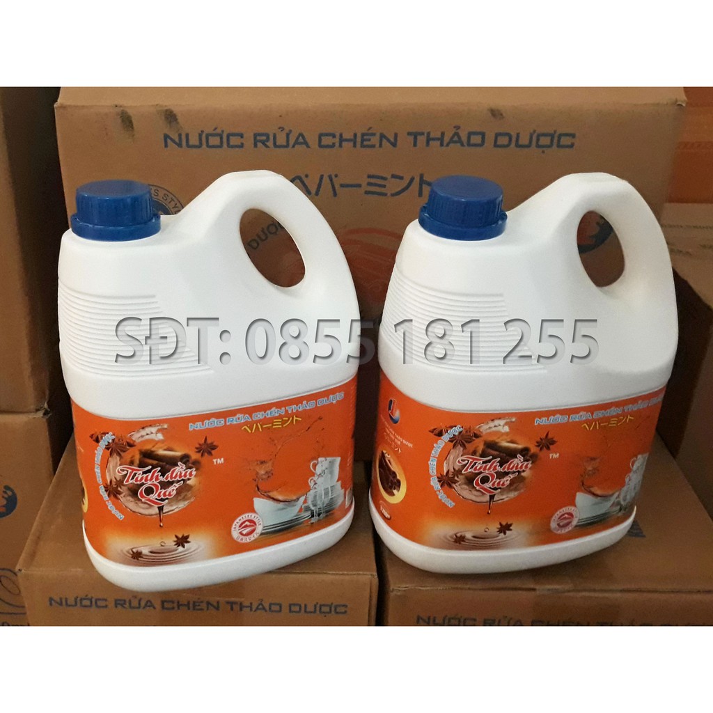 NƯỚC RỬA CHÉN THẢO DƯỢC TINH DẦU QUẾ 3.2L