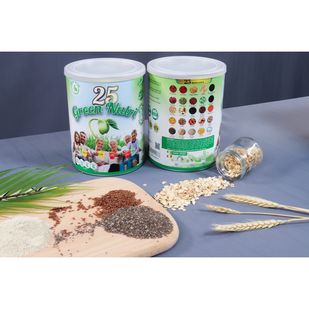 Combo 1 Thùng  Sữa Hạt Ngũ Cốc 25 Green Nutri