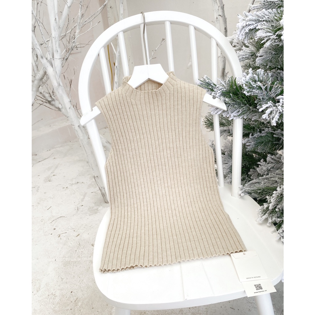 Áo 3 lỗ len sát nách cổ 3p thiết kế FANSIX - AL04 chất len lông cừu dày đẹp, dáng ôm dễ phối đồ. | BigBuy360 - bigbuy360.vn