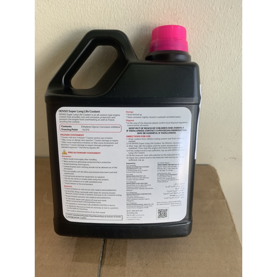 NƯỚC LÀM MÁT DENSO MÀU HỒNG ,30%- 50%