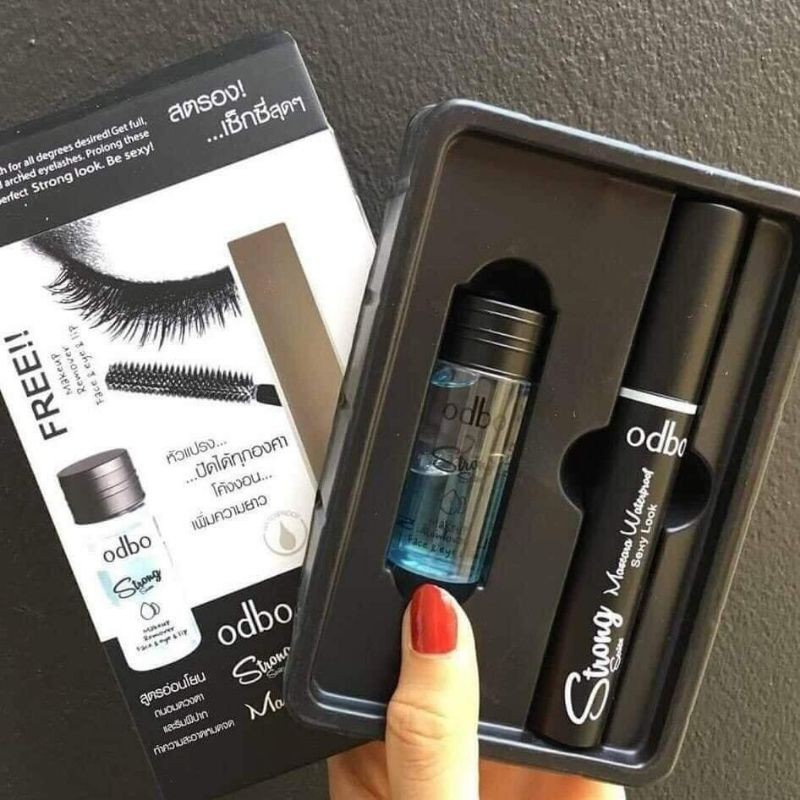 ✨✨Mascara #ODBO Super Mascara OD916 tặng kèm chai nước tẩy trang