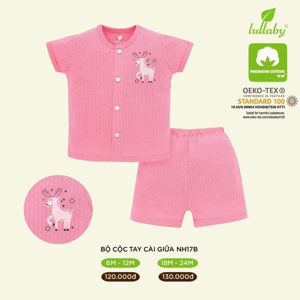 Bộ cộc tay Lullaby bé trai, bé gái