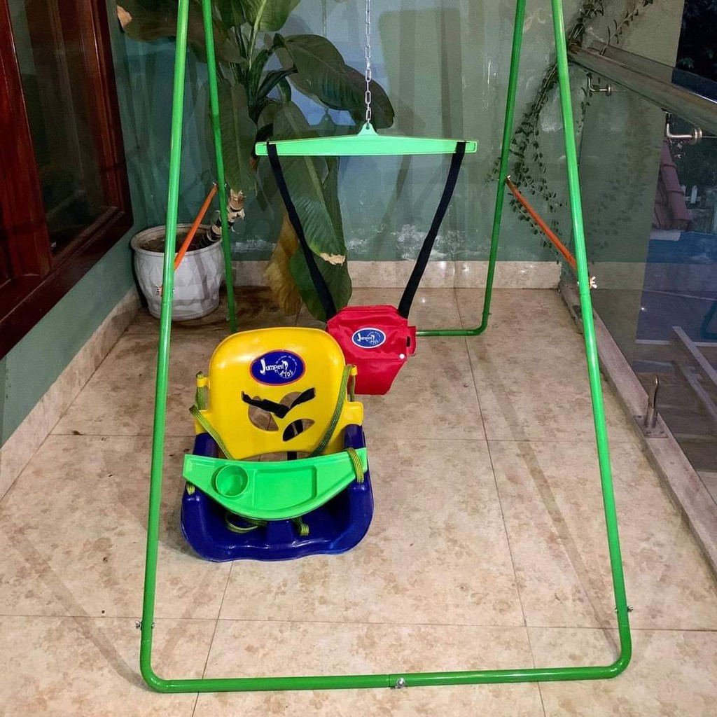 Combo xích đu nhún và ghế jumper kids - ComboKG102 - xích đu nhún nhảy tập đi và ghế jumper kids