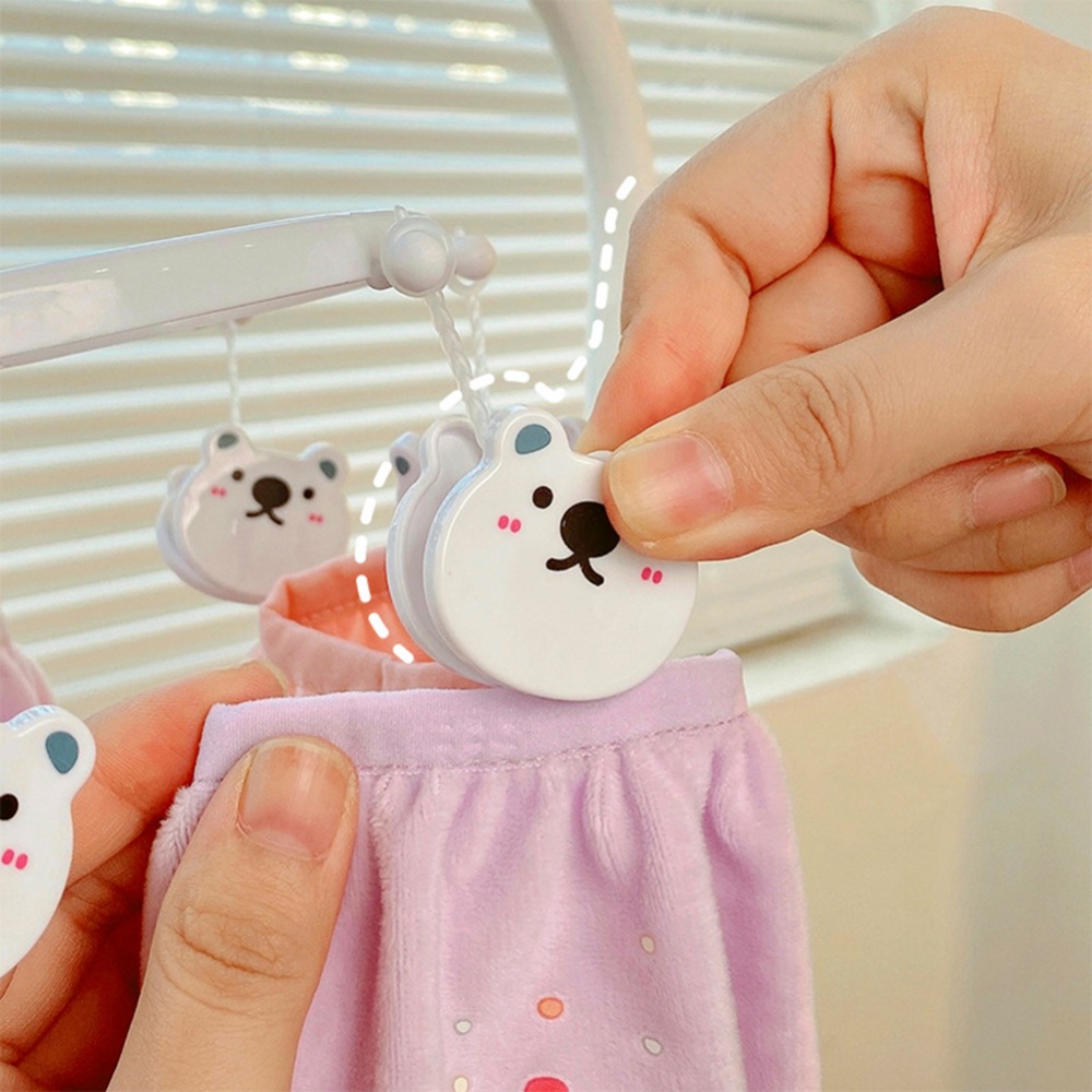 Giá kẹp phơi quần áo đa năng thiết kế đáng yêu bắt mắt