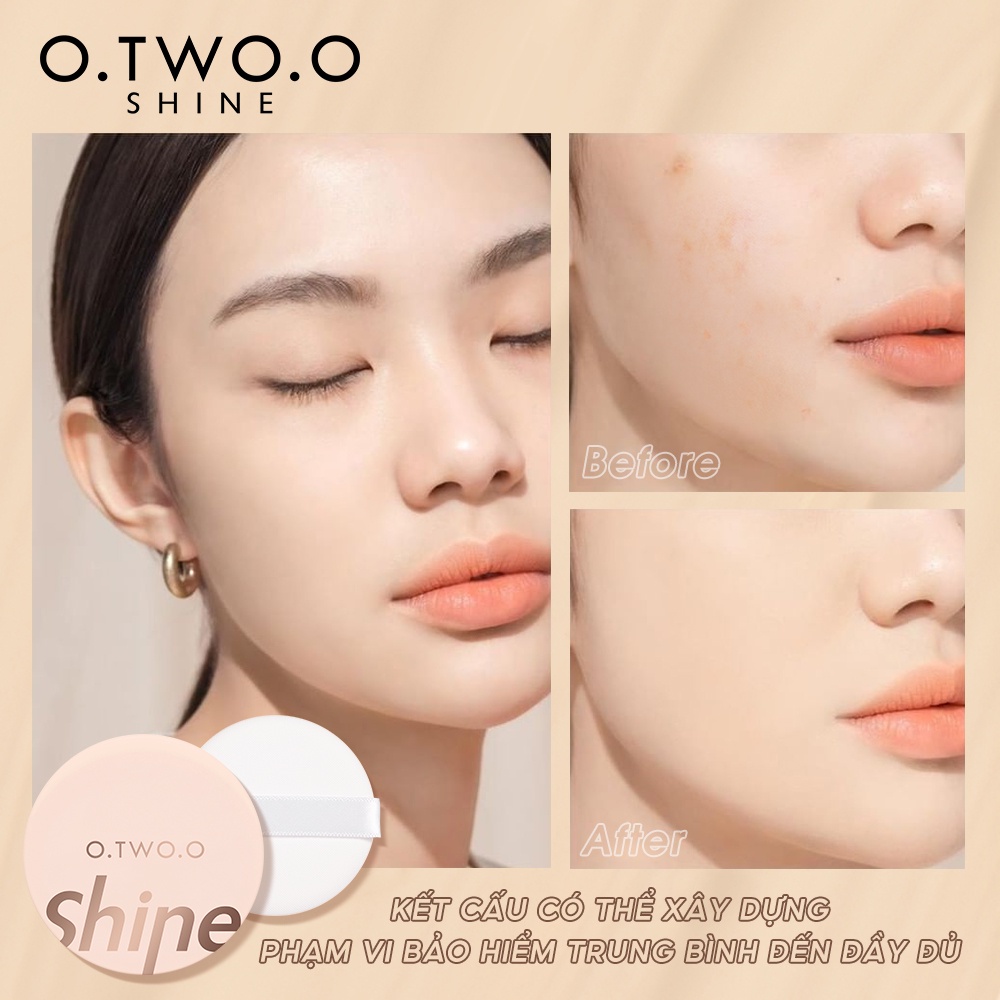 O.TWO.O Foundation Cushion BB Cream Vitality Skin Smooth Natural Base Face Makeup Foundation Cream Cosmetics 82g | BigBuy360 - bigbuy360.vn