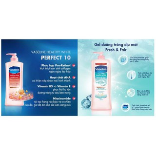 Sữa dưỡng thể trắng da Vaseline (chai 350ml/400ml)