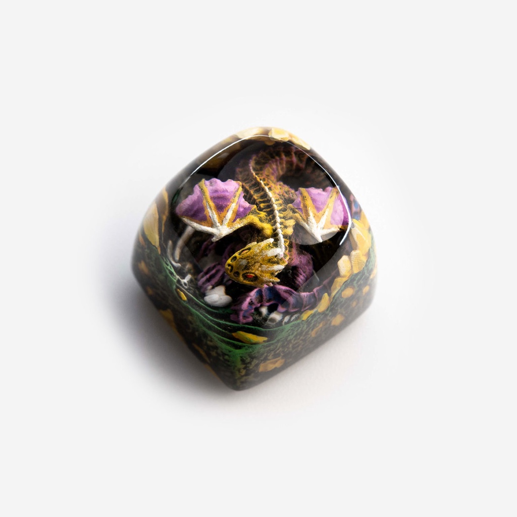 Keycap Artisan bàn phím cơ Dwarf Factory Gnarly Drakon  - Hàng chính hãng