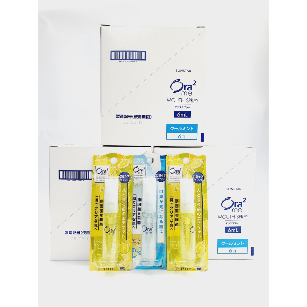 Xịt thơm miệng SUNSTAR ORa2 chai 6ml có nhiều hương Nhật Bản- Xịt miệng Nhật