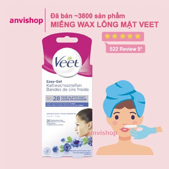Miếng wax lông nách, tẩy lông bikini veet loại 16 miếng ANVISHOP | BigBuy360 - bigbuy360.vn